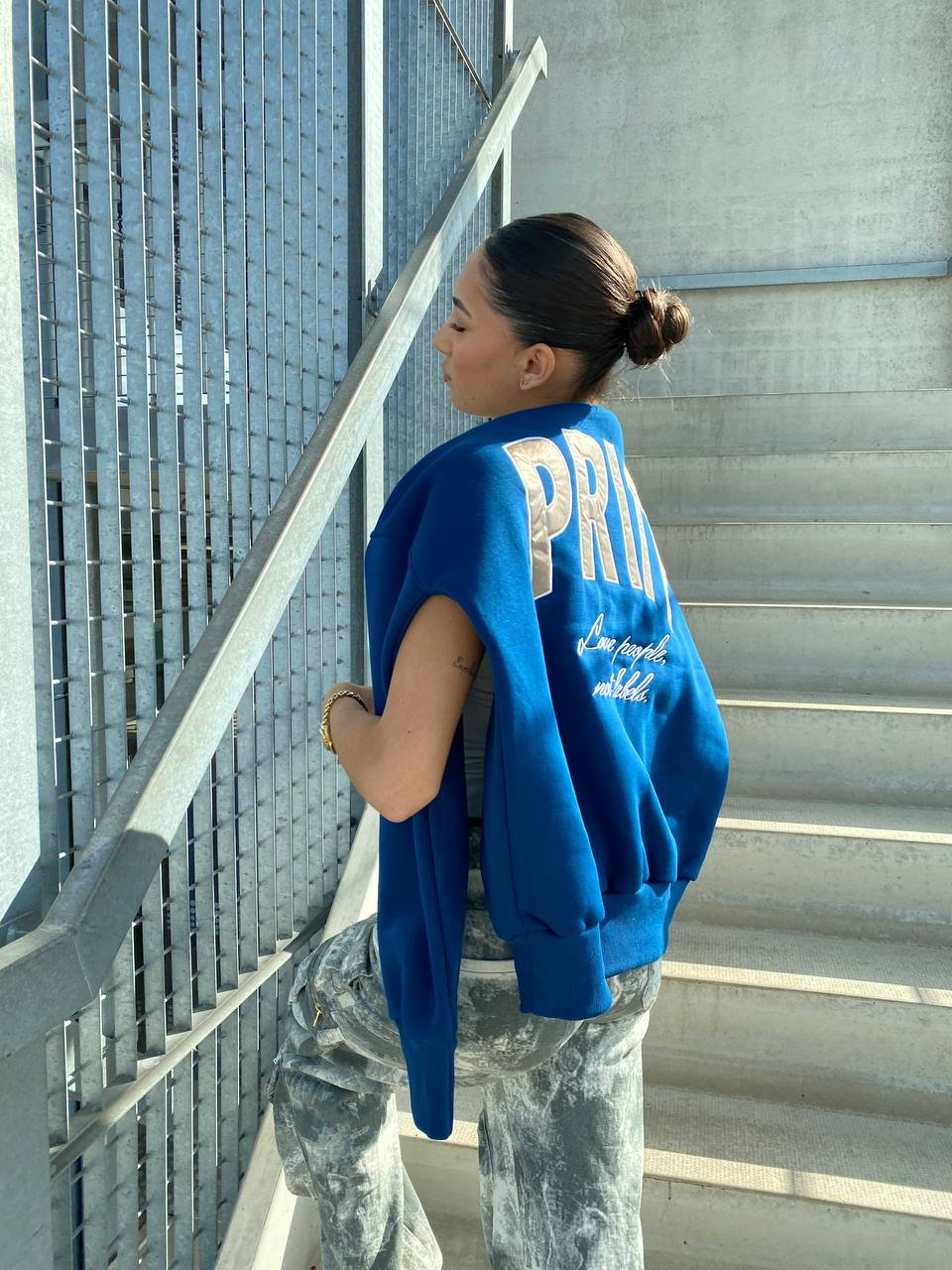 PRIORITIZE ME SWEATER - PREMIUM QUALITY - BLUE - Image 9
