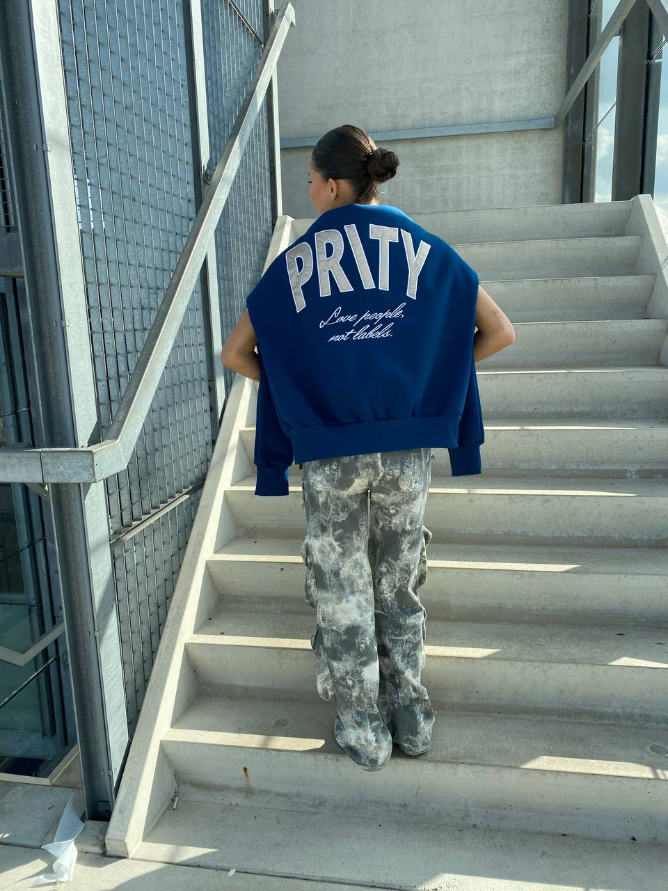 PRIORITIZE ME SWEATER - PREMIUM QUALITY - BLUE - Image 10