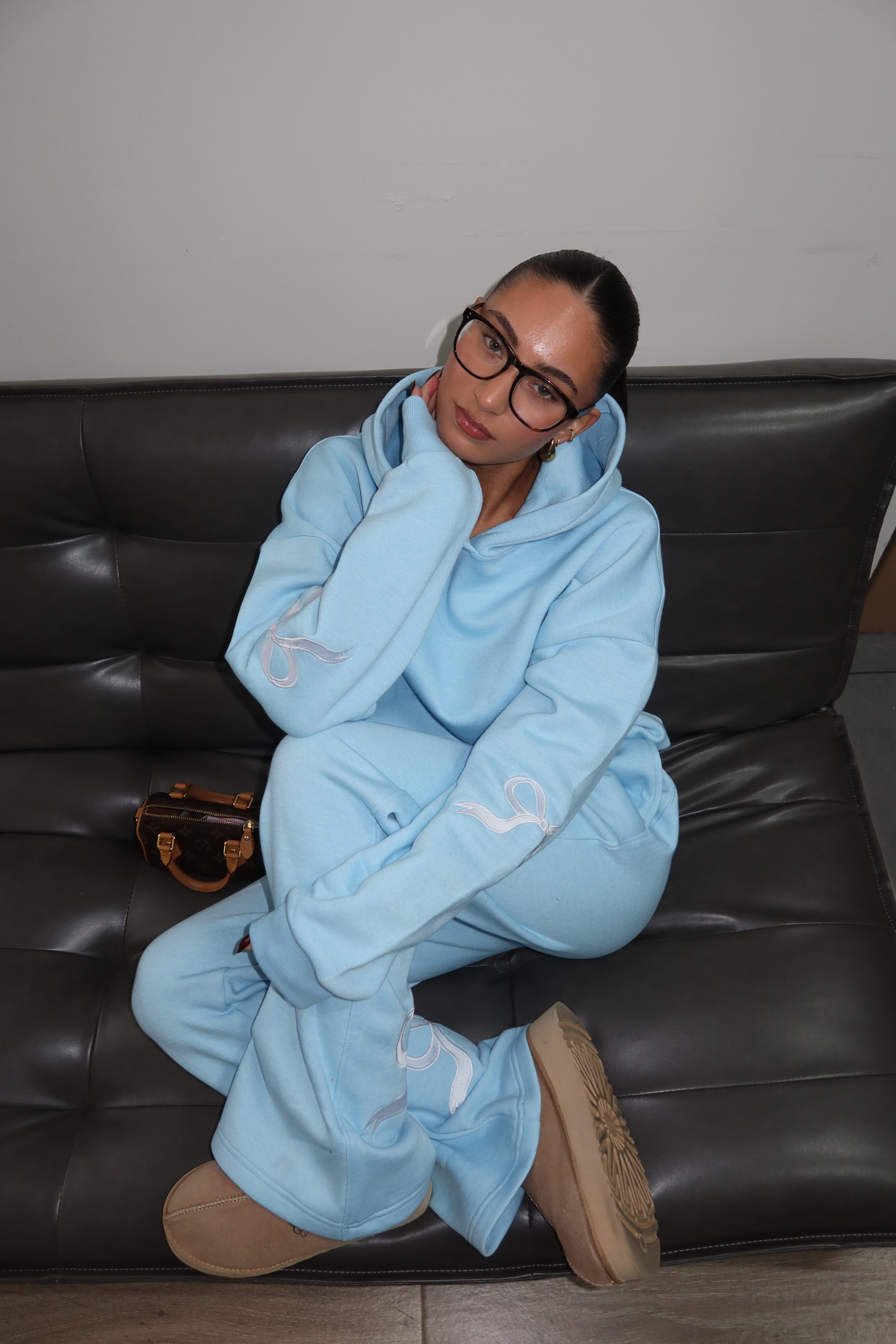 ANN-FLEUR BOW SET π - BABY BLUE WITH WHITE BOWS - Image 16